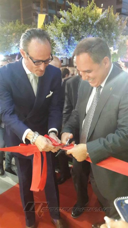 Ferrari Showroom Opening in Verdun